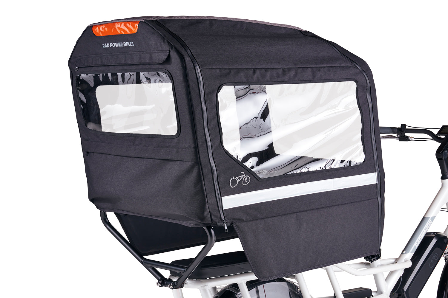 Rain cover for children on bike