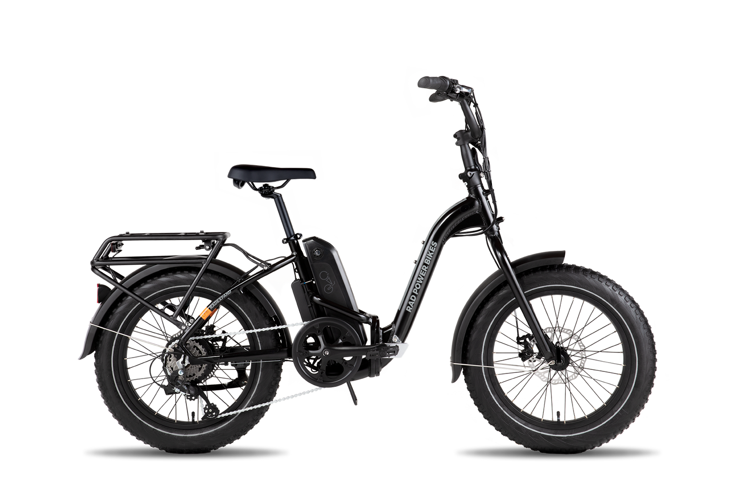 radexpand rear rack on the radexpand electric folding fat bike