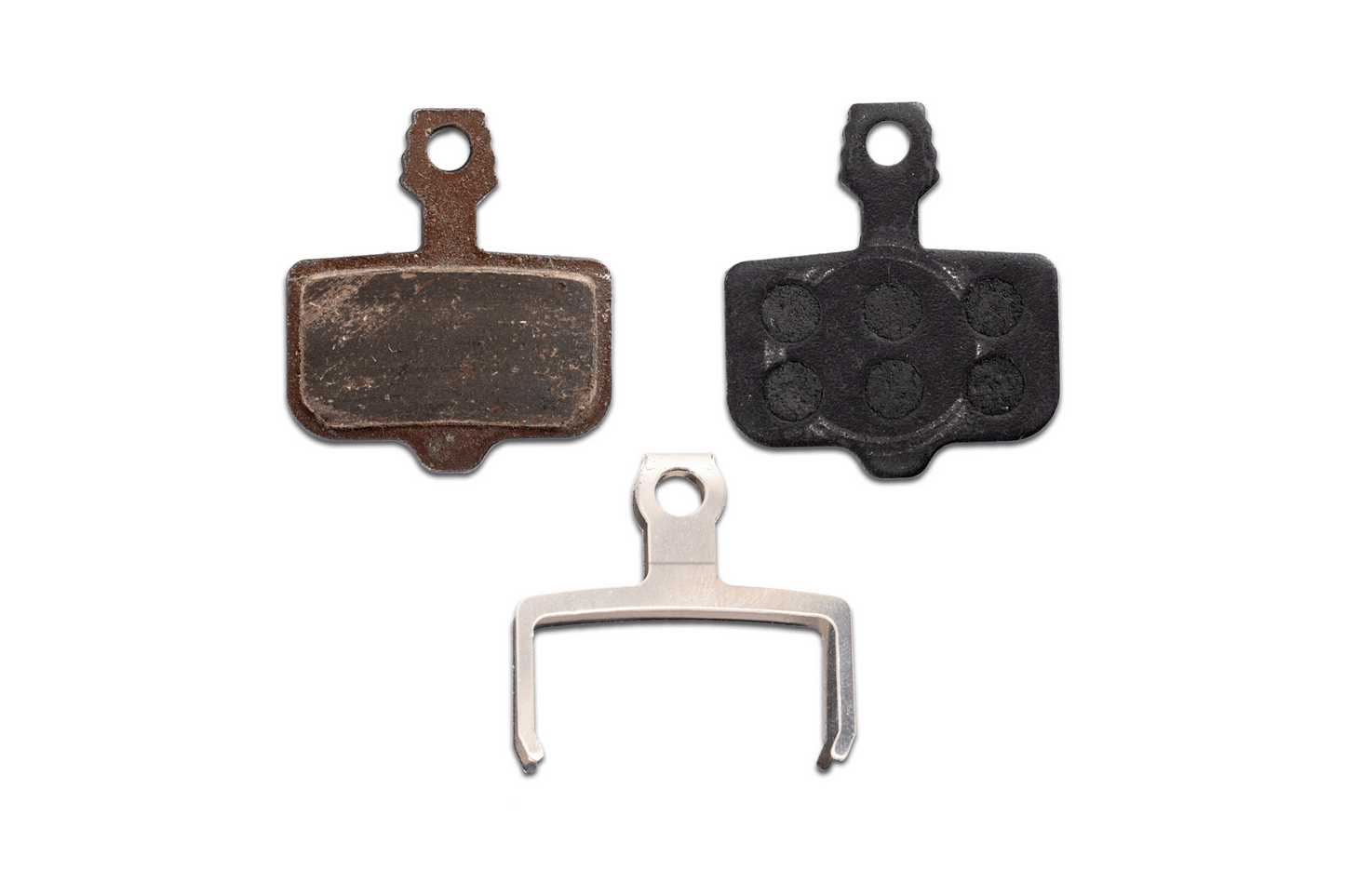 Semi-Metallic Pads front and rear view