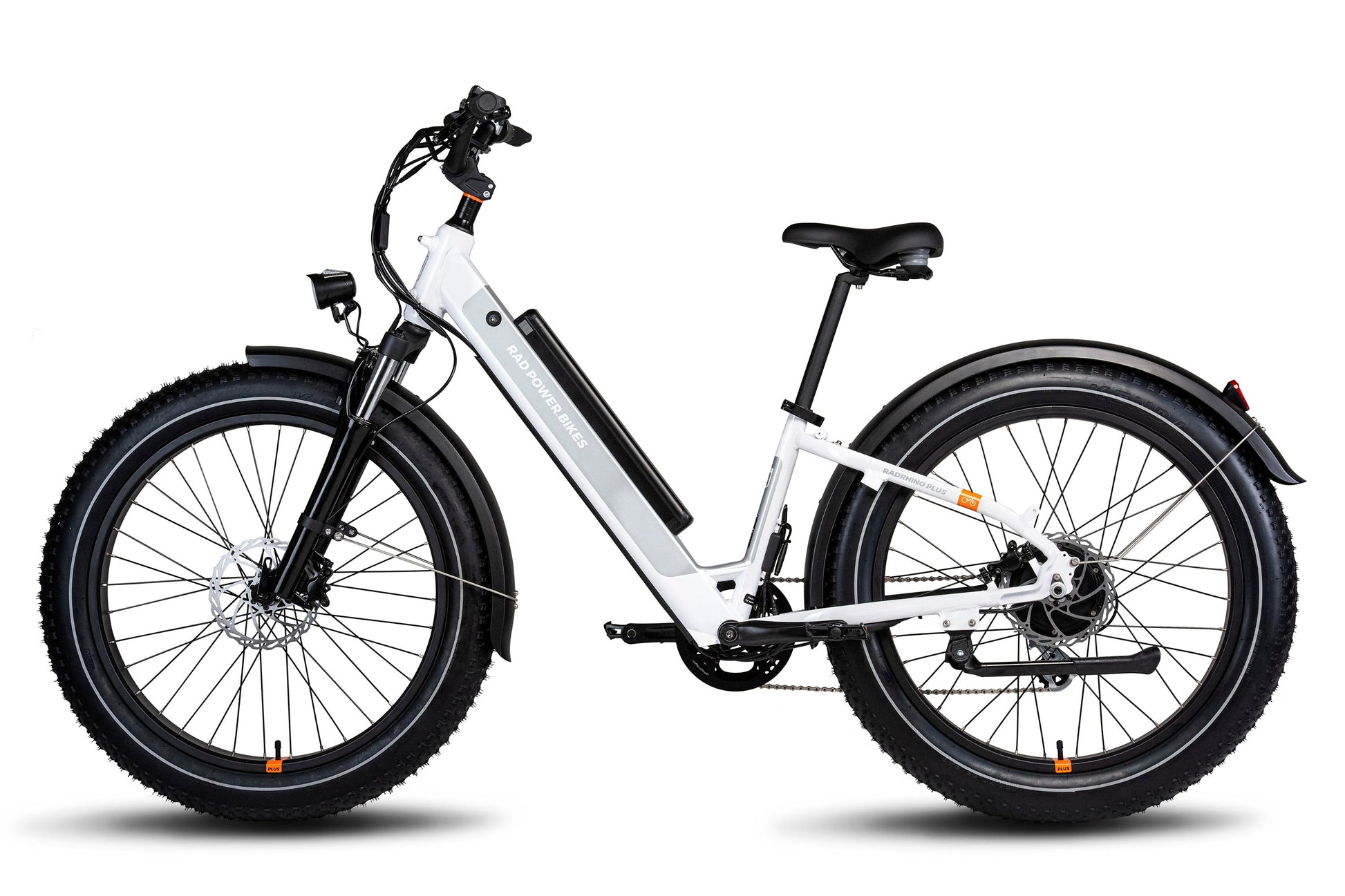 Electric Fat Tire Bike Side View